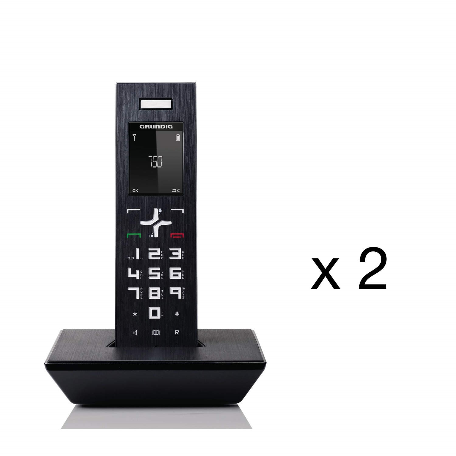 D750A Cordless Telephone with Answer Machine Twin D750A TWIN